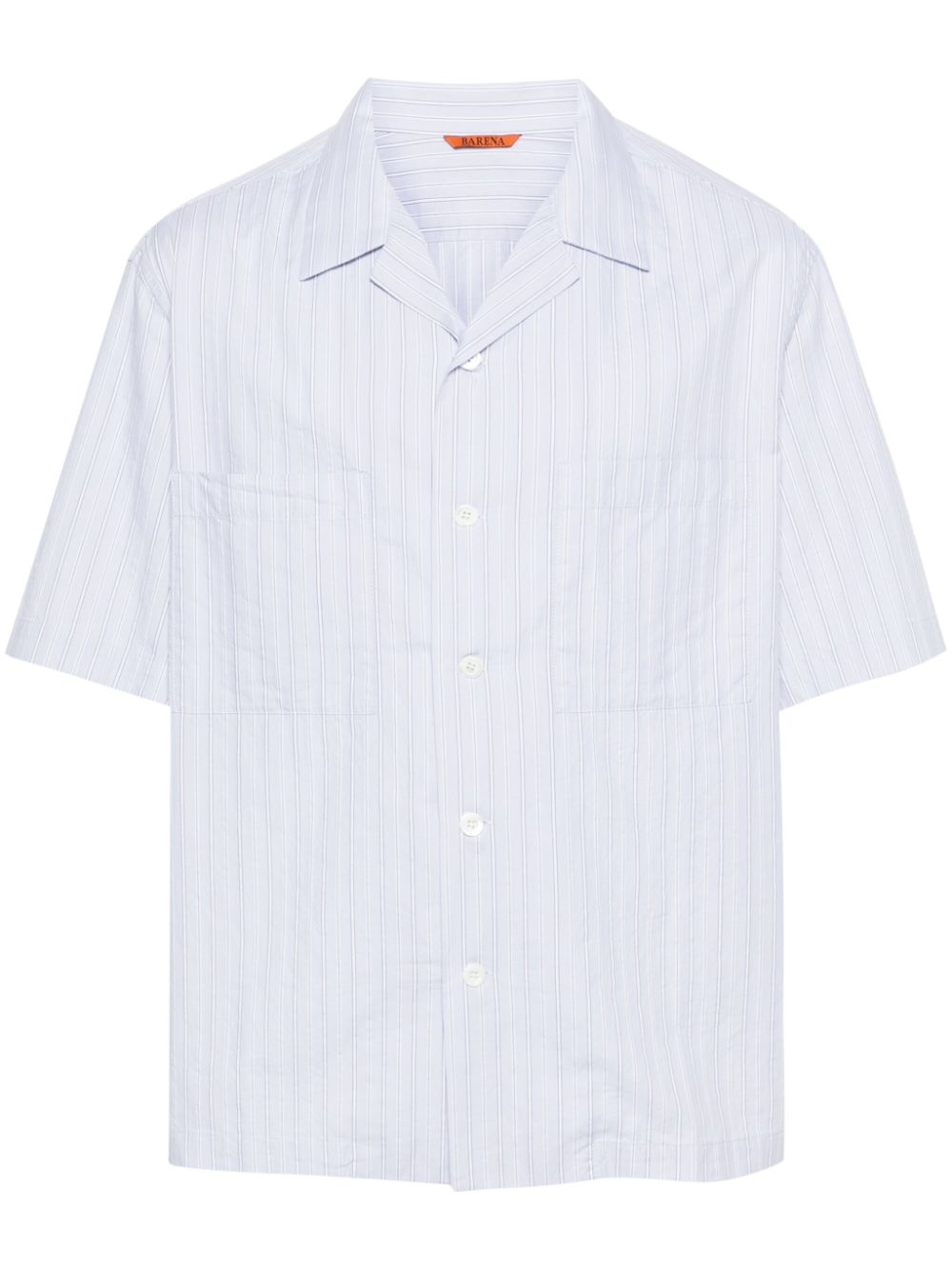 Striped cotton shirt - Blue