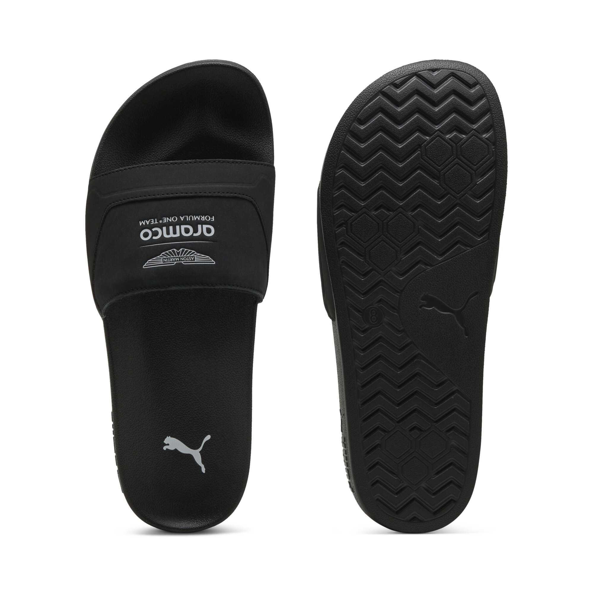 PUMA x ASTON MARTIN ARAMCO F1® TEAM Leadcat Men's Slides in Black