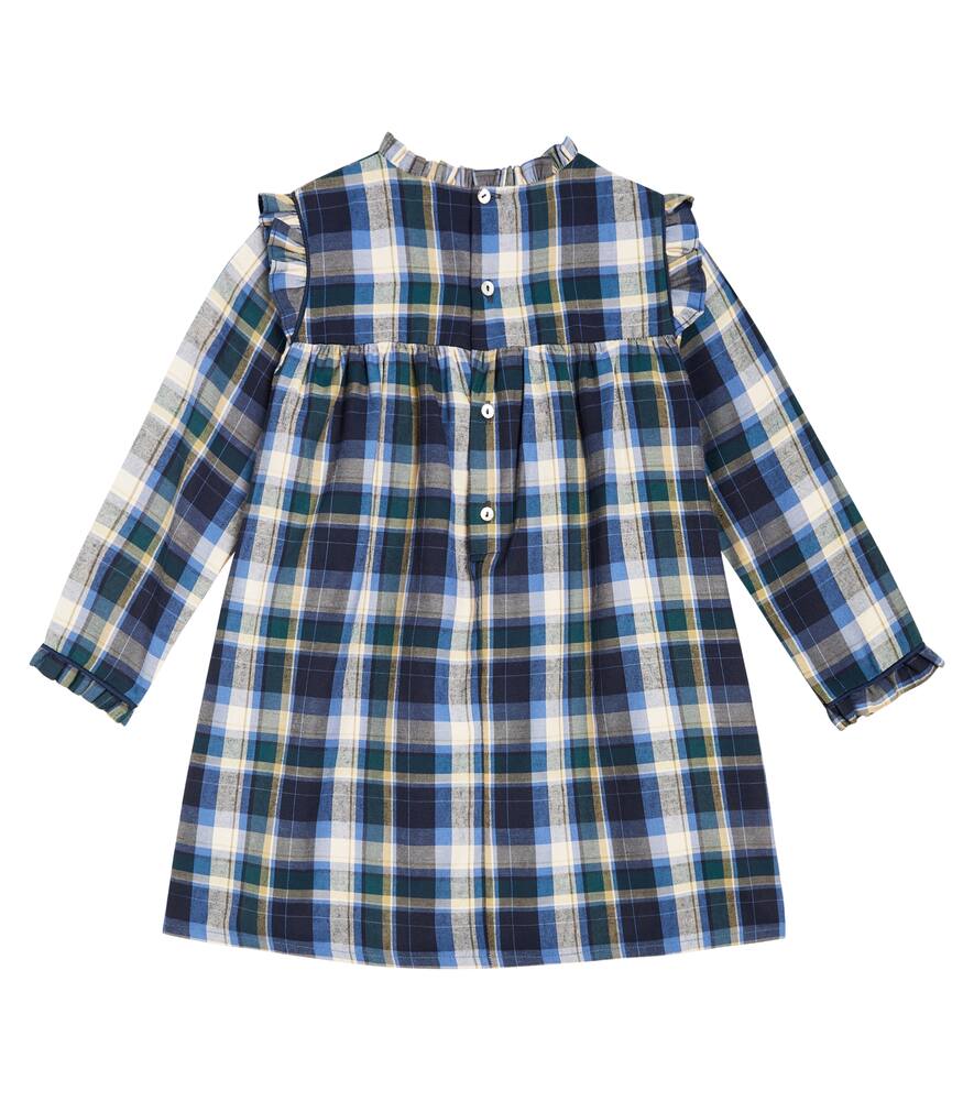 Vela checked dress and bloomers set