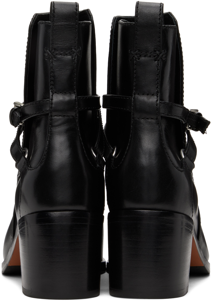 Rag & bone Black Hazel Buckle Boots