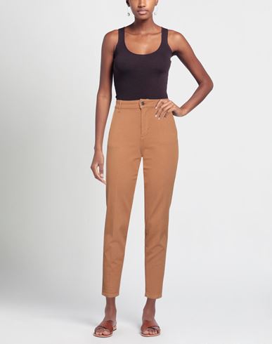 Cigala's Woman Pants Camel Size 25 Lyocell, Cotton, Elastane