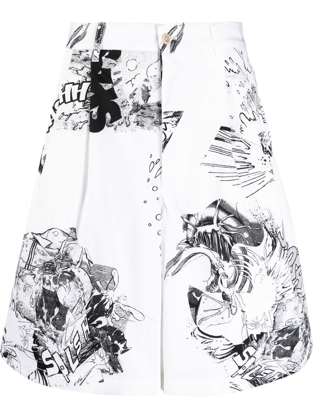 X Christian Marclay wide-leg shorts