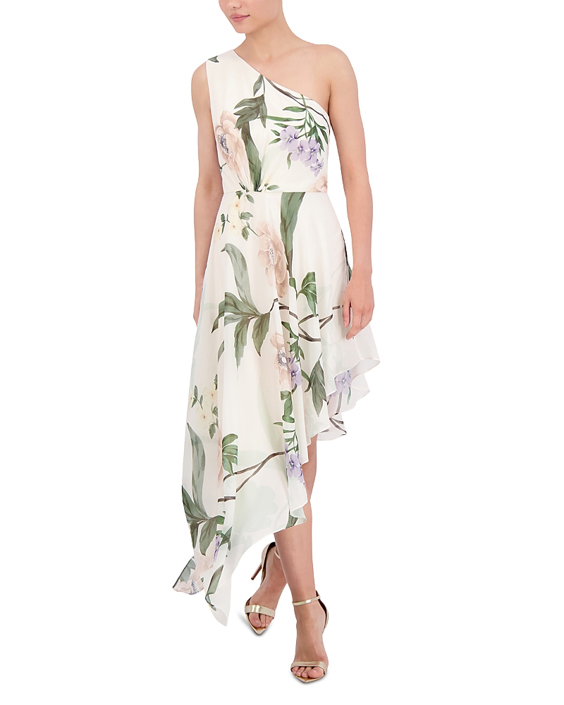 One Shoulder High Low Gown