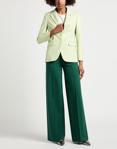 Woman Blazer Light green Size 2 Polyester