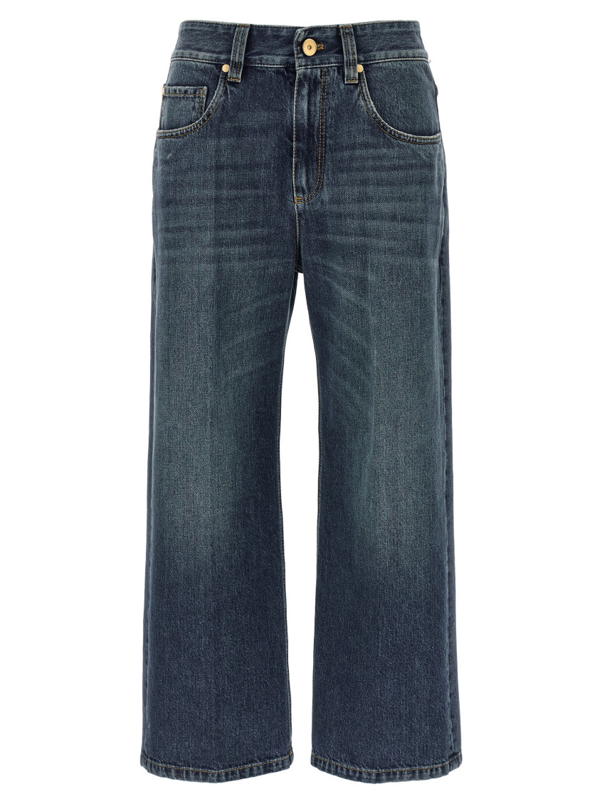 Cropped jeans - Blue