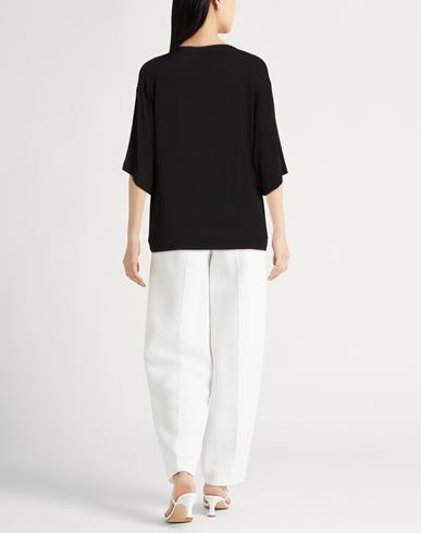 Woman Top Black Size 2 Viscose, Elastane