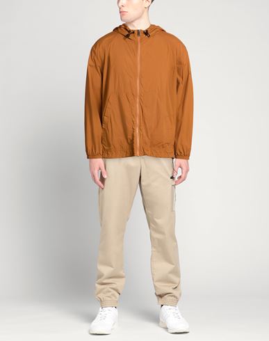 Man Jacket Tan Size M Polyamide