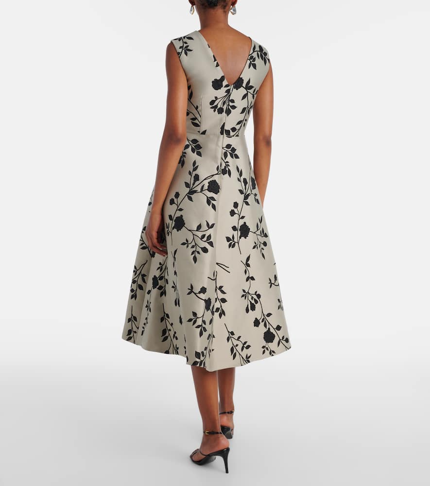 Clea floral midi dress