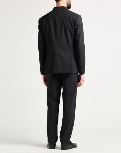 Man Suit Black Size 34 Polyester, Virgin Wool, Elastane