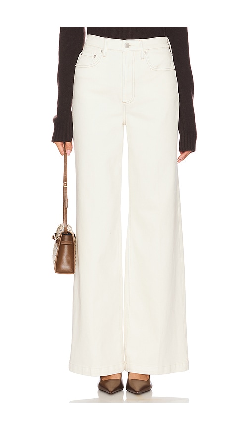 PISTOLA Lana High Rise Wide Leg Jeans in White.  27. Also in 25, 26, 28, 30