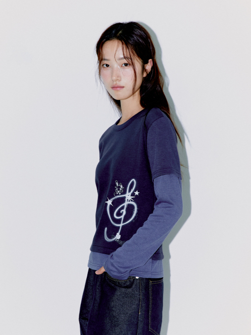 STAR MELODY LAYERED LONGSLEEVE