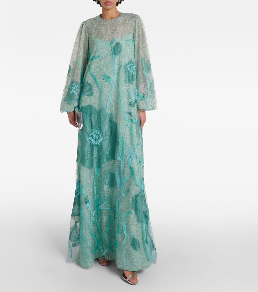 Yesenia embroidered tulle gown