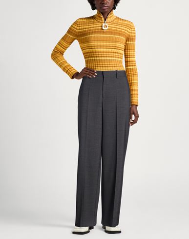 P. a.r. o.s. h. Woman Pants Charcoal Size XS Wool, Elastane