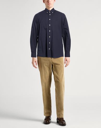 Man Shirt Navy Size M Cotton