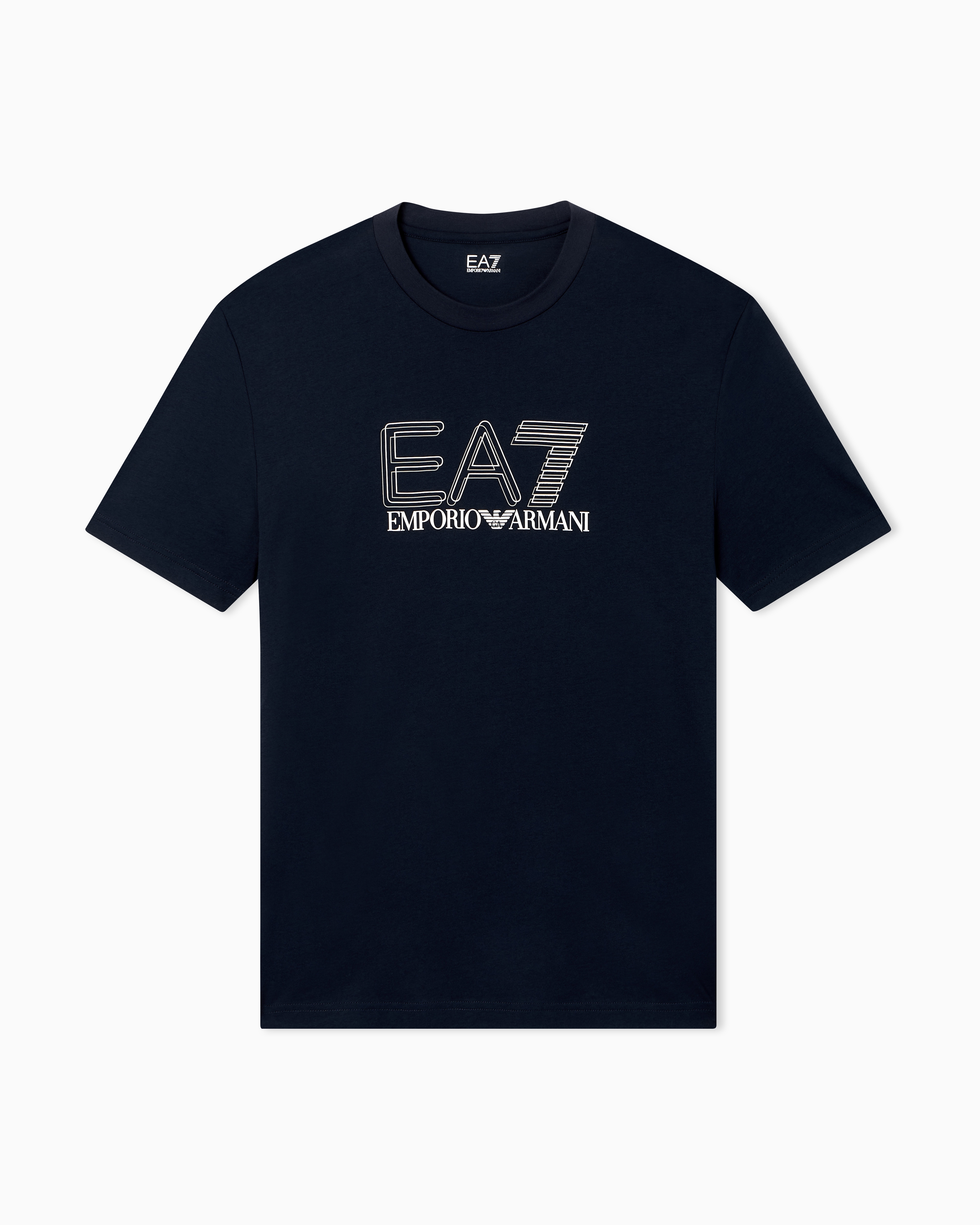 Visibility cotton-jersey crew-neck T-shirt