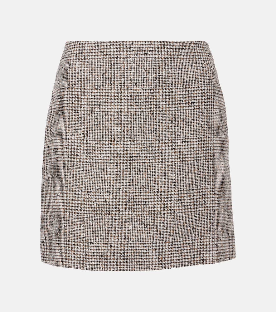 Blazé Milano Coci linen-blend miniskirt