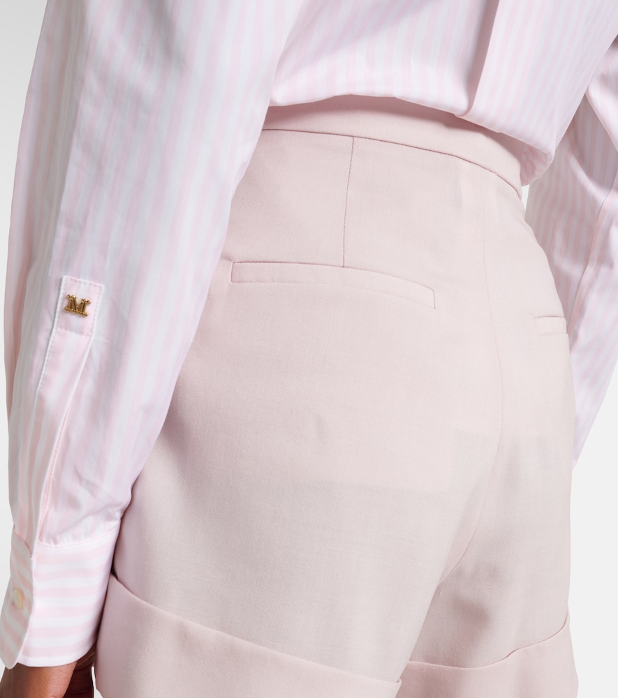 Celebre wool-blend shorts
