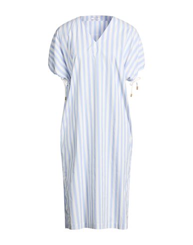 Woman Midi dress Lilac Size 4 Cotton, Polyamide, Elastane