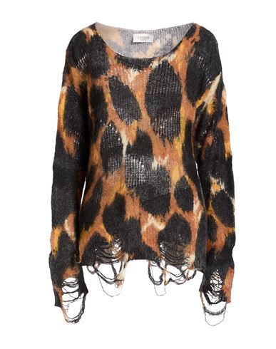 Woman Sweater Black Size 2 Alpaca wool, Polyamide
