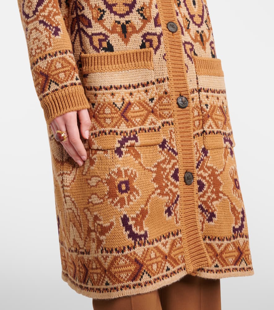Wool-blend cardigan