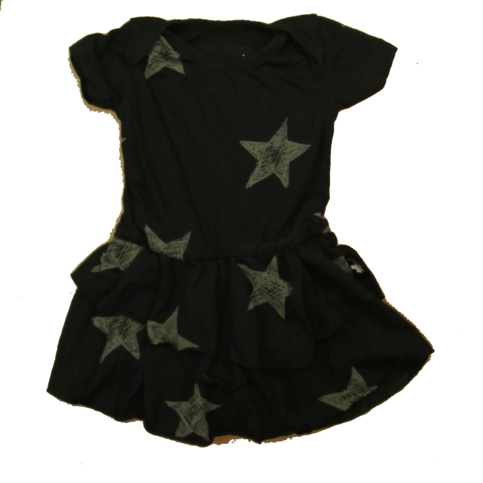 Girls Black Stars Dress