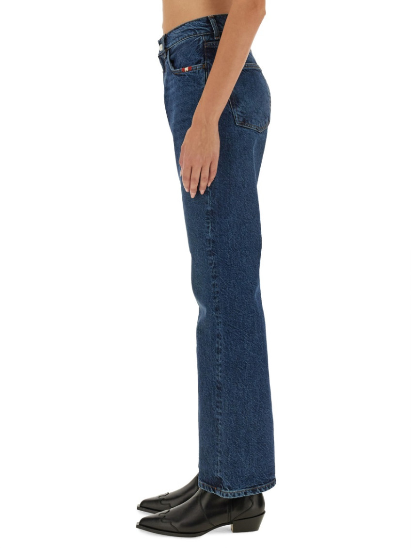Denim Flared High Rise Jeans