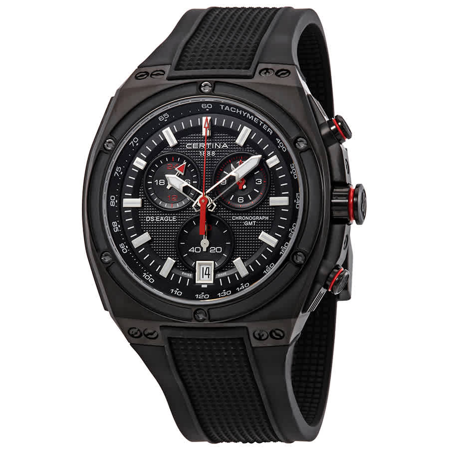 DS Eagle Chronograph GMT Black Dial Mens Watch C023.739.17.051.00
