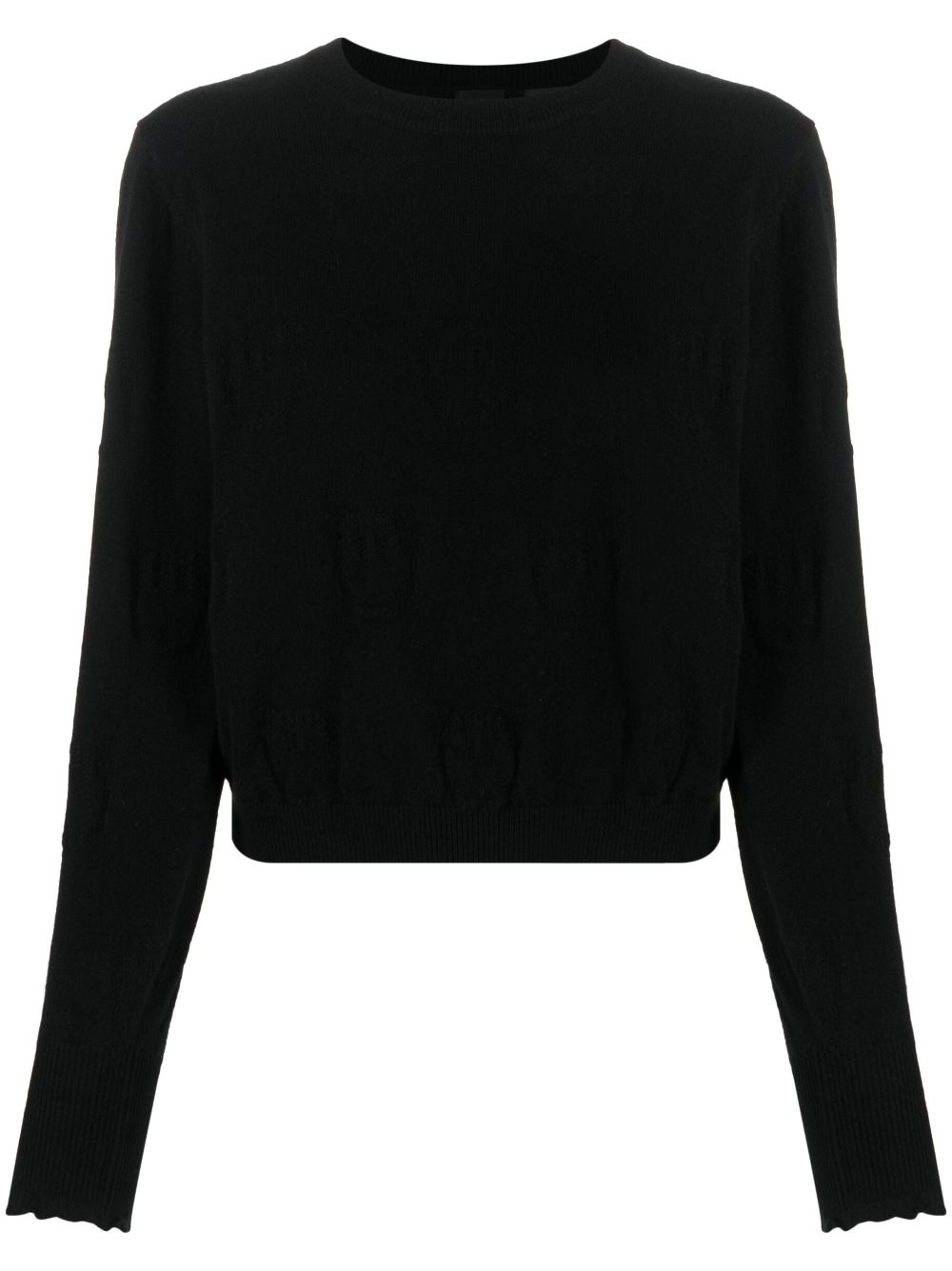 Crew-neck cashmere jumper - Black
