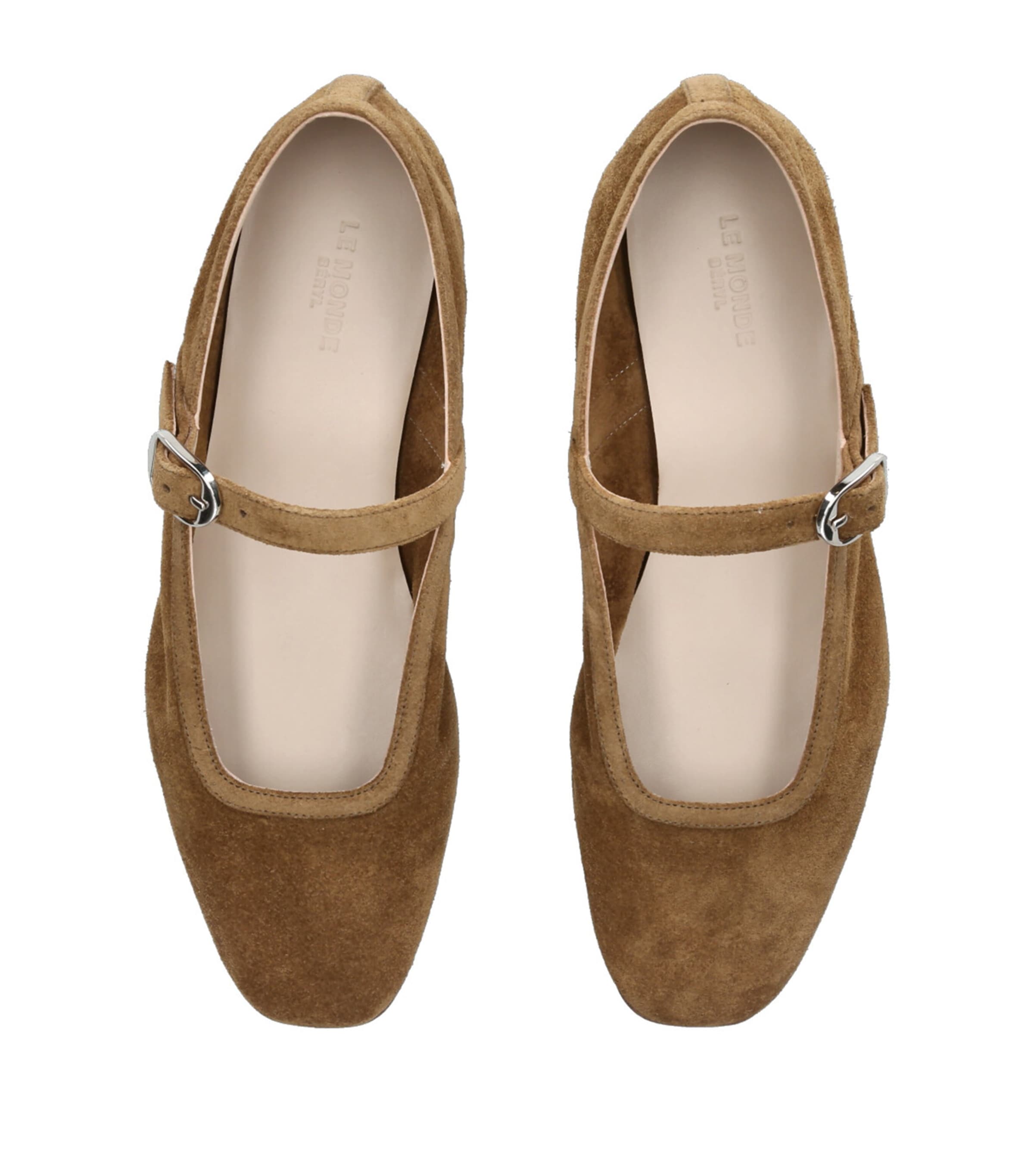 Le Monde Beryl | Suede Mary Jane Ballet Flats | Realry
