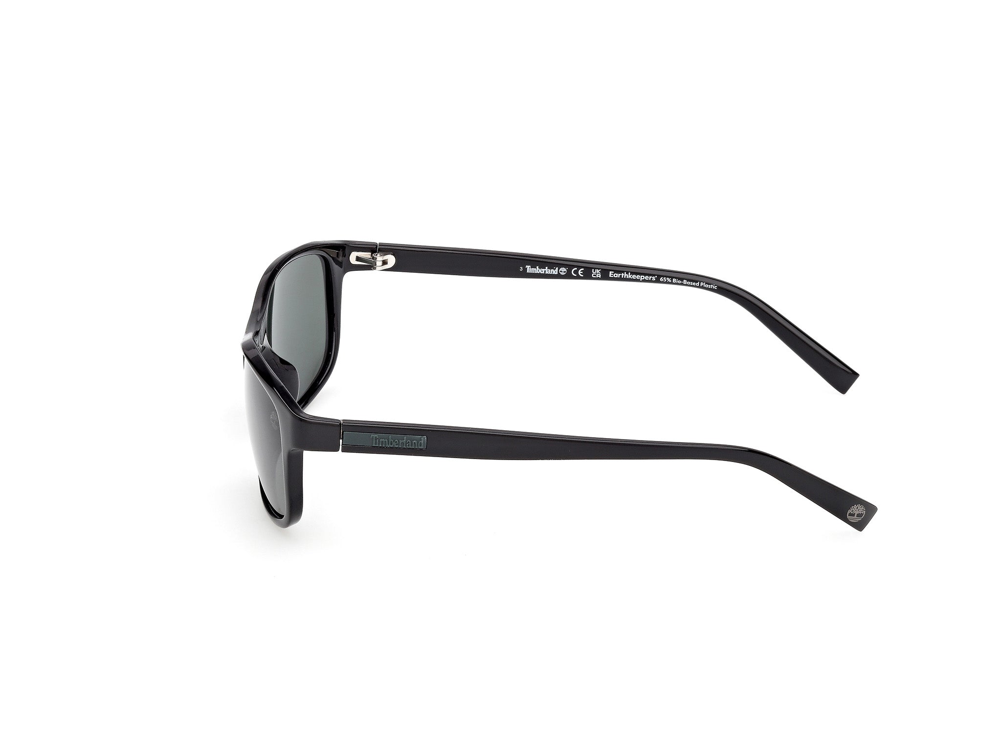 Timberland Hombre Timberland TB00057-H 01R Gafas de sol Inyectado Negro Verde Cuadrada Polarizado