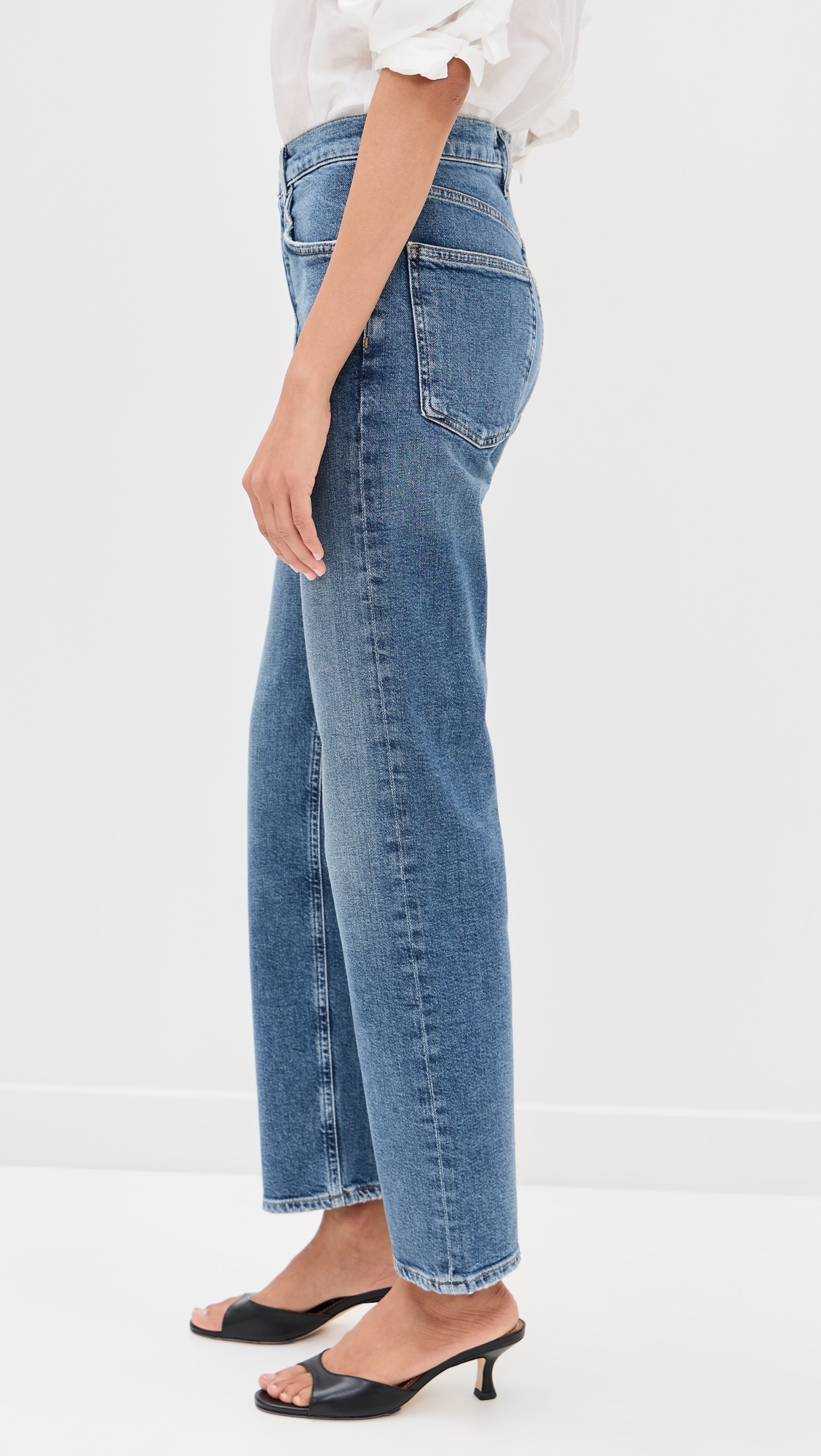 90's Pinch Waist Jeans Overcast