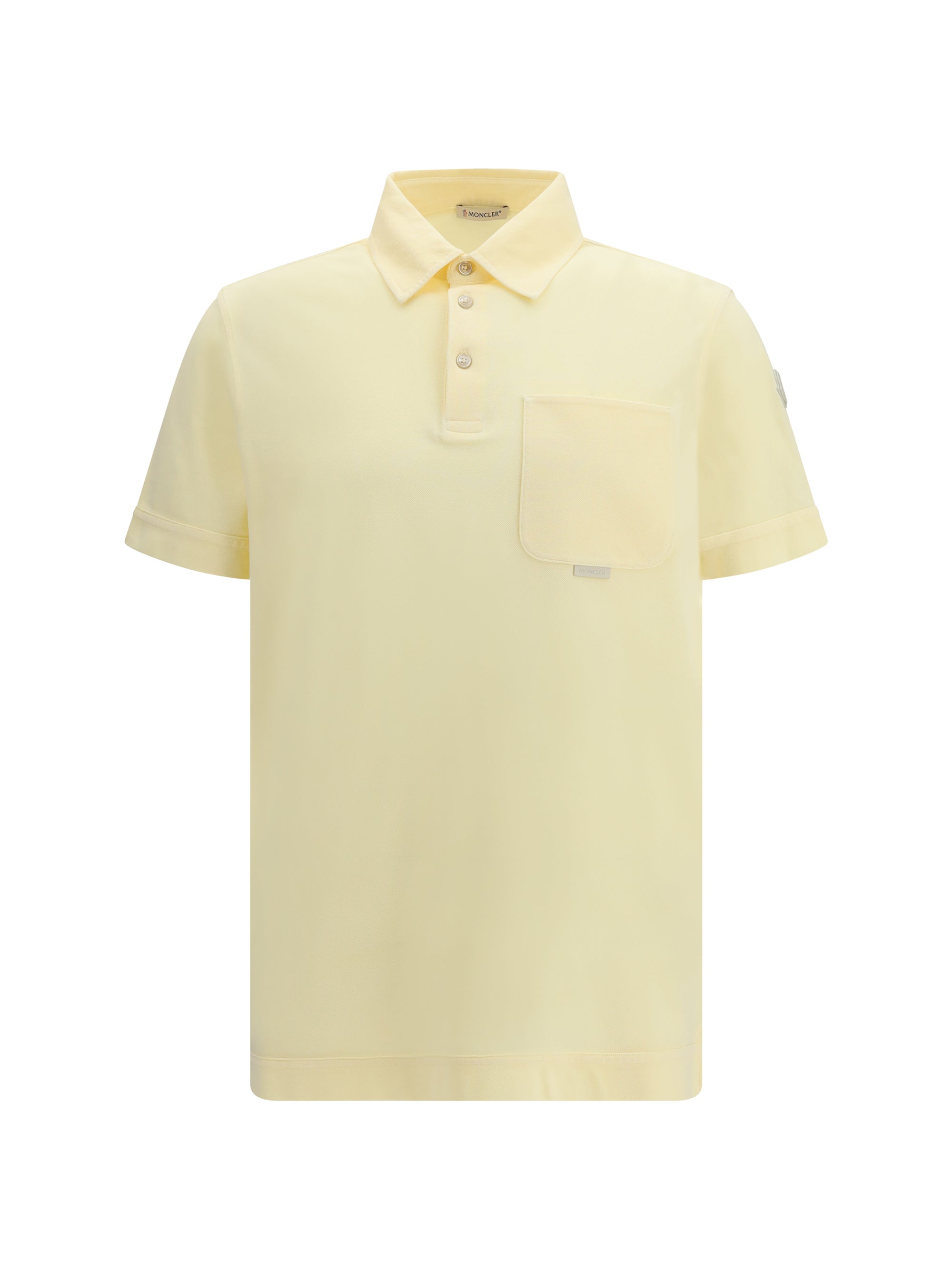 Cotton Piqué Polo Shirt — Yellow