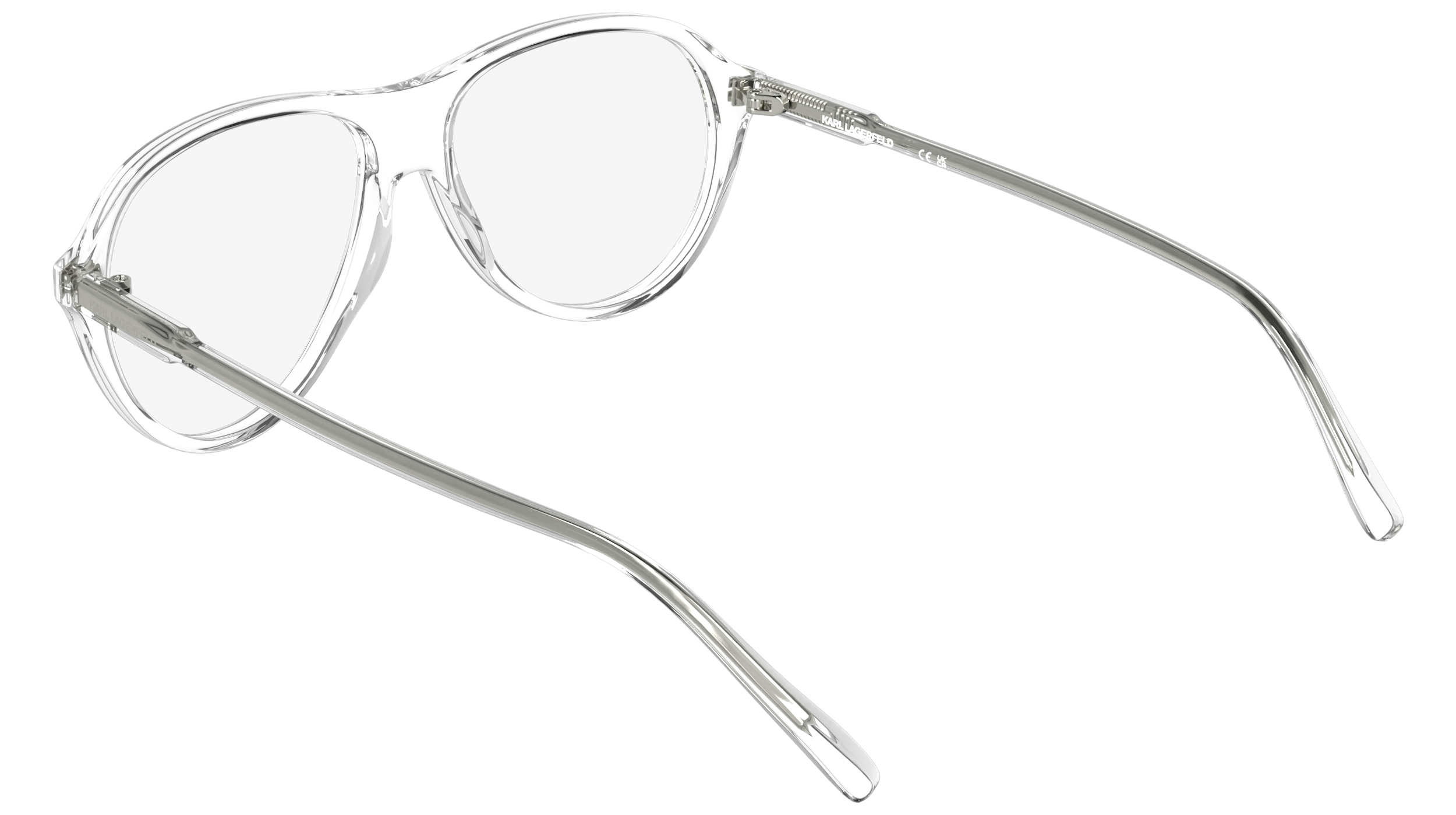 Karl Lagerfeld Unisex Karl Lagerfeld KL6217 000 Optical frames Acetate Transparent Pilot Norma