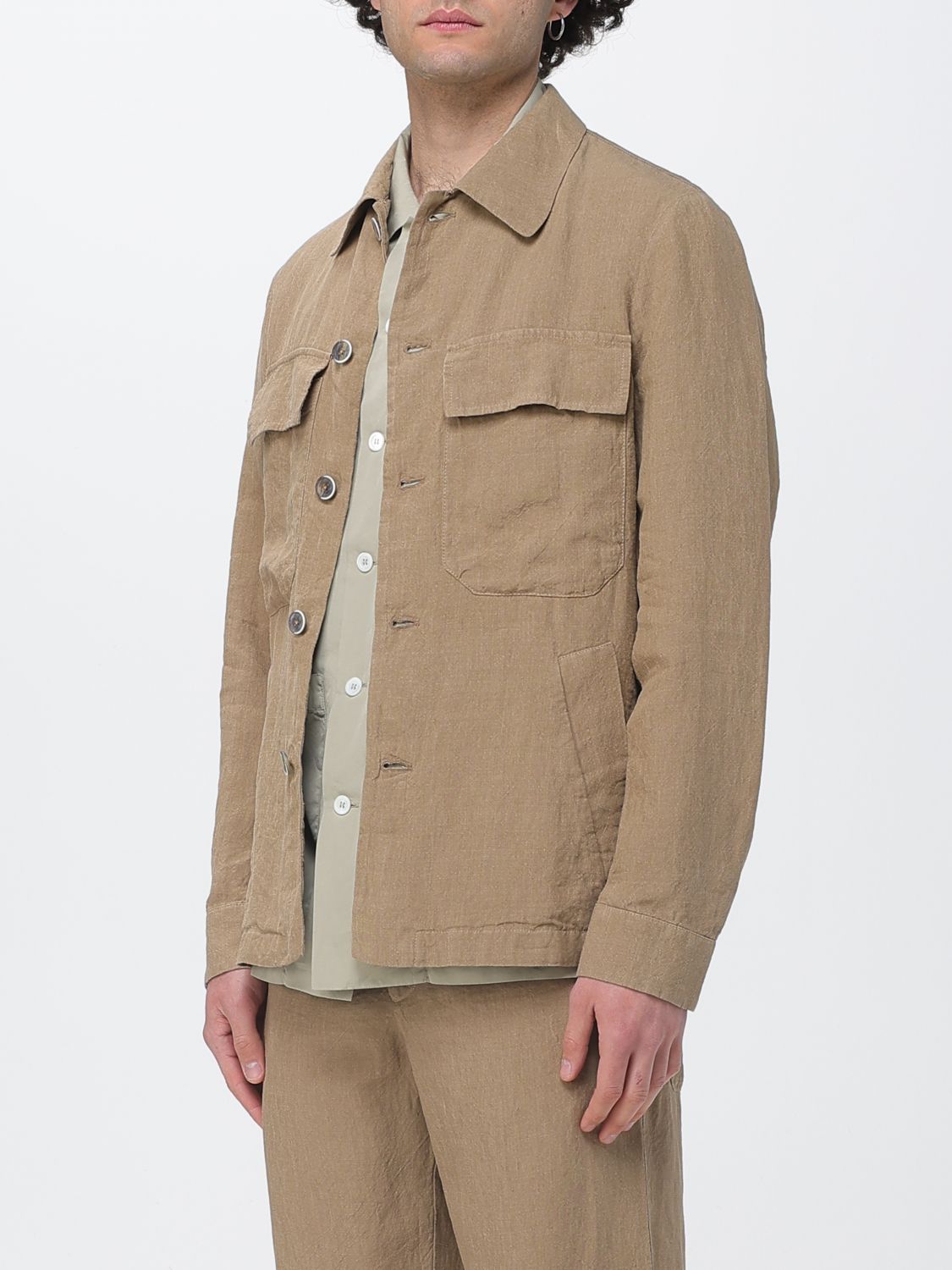 Jacket Men color Green