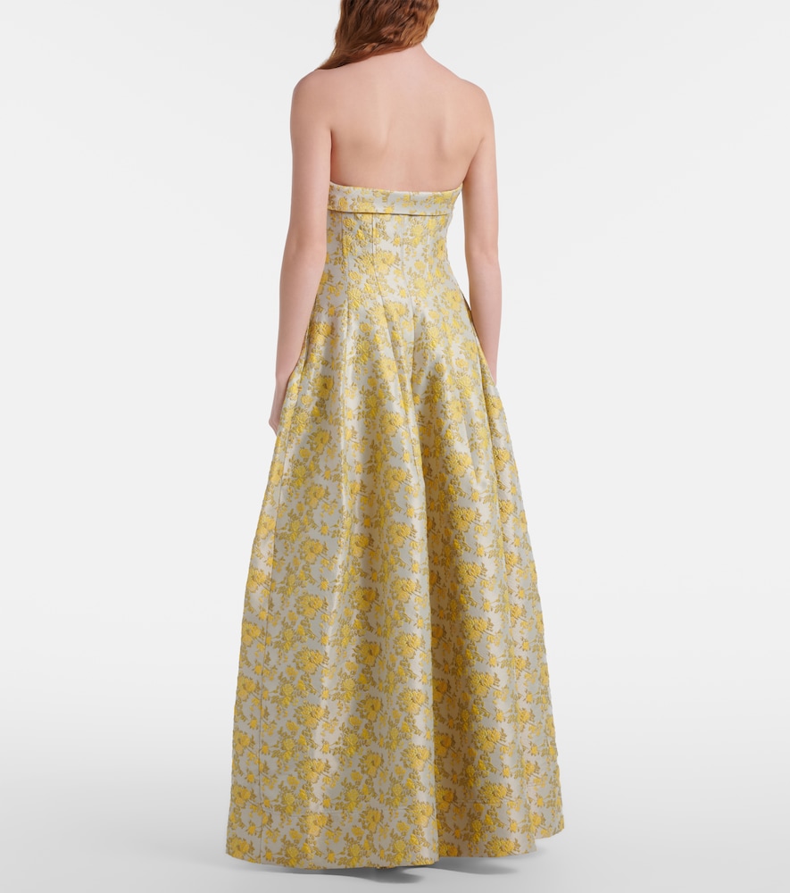 Octavia jacquard gown