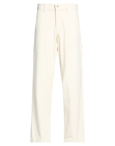 Man Jeans Ivory Size 26 Cotton