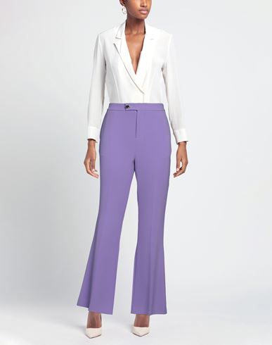 Woman Pants Mauve Size XS Polyester, Elastane