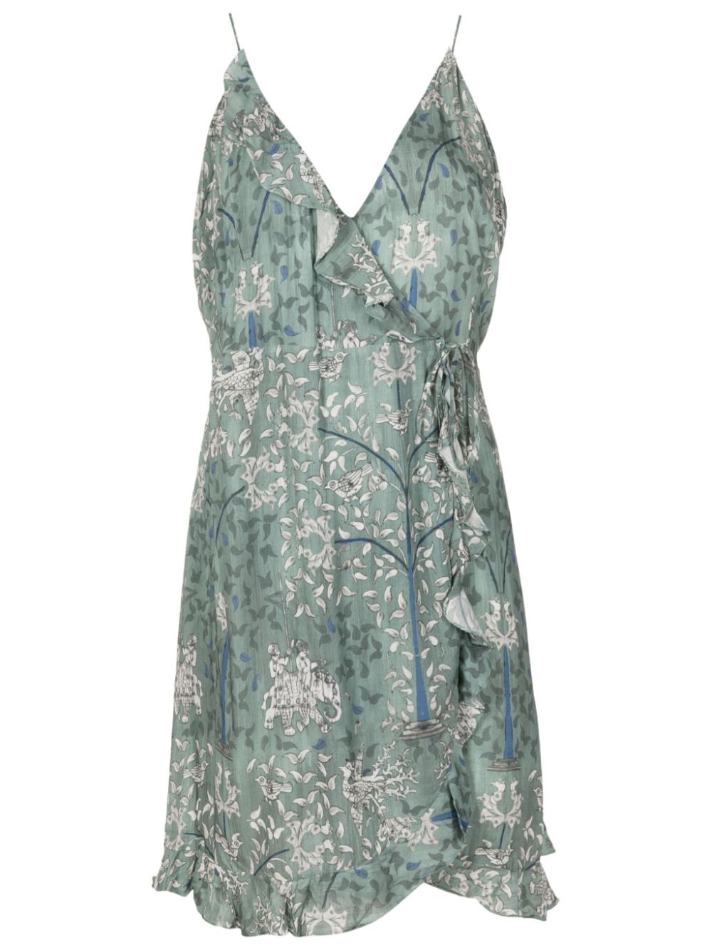 Martimer printed minidress - Blue