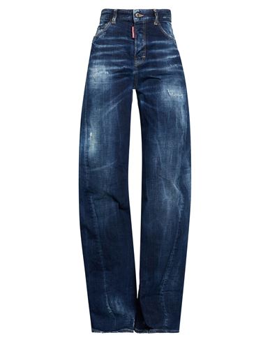 Woman Jeans Blue Size 00 Cotton, Elastane