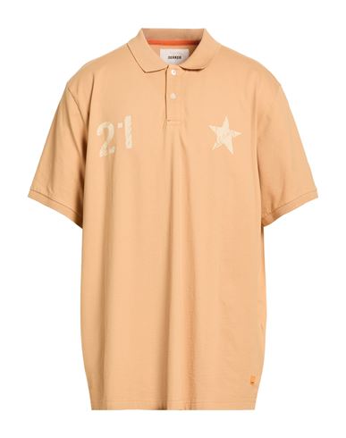 Man Polo shirt Sand Size 3XL Cotton