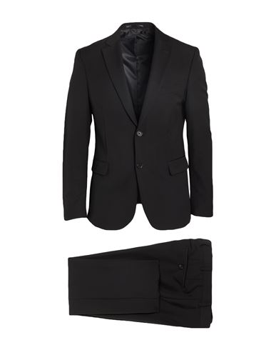 Man Suit Black Size 46 Wool