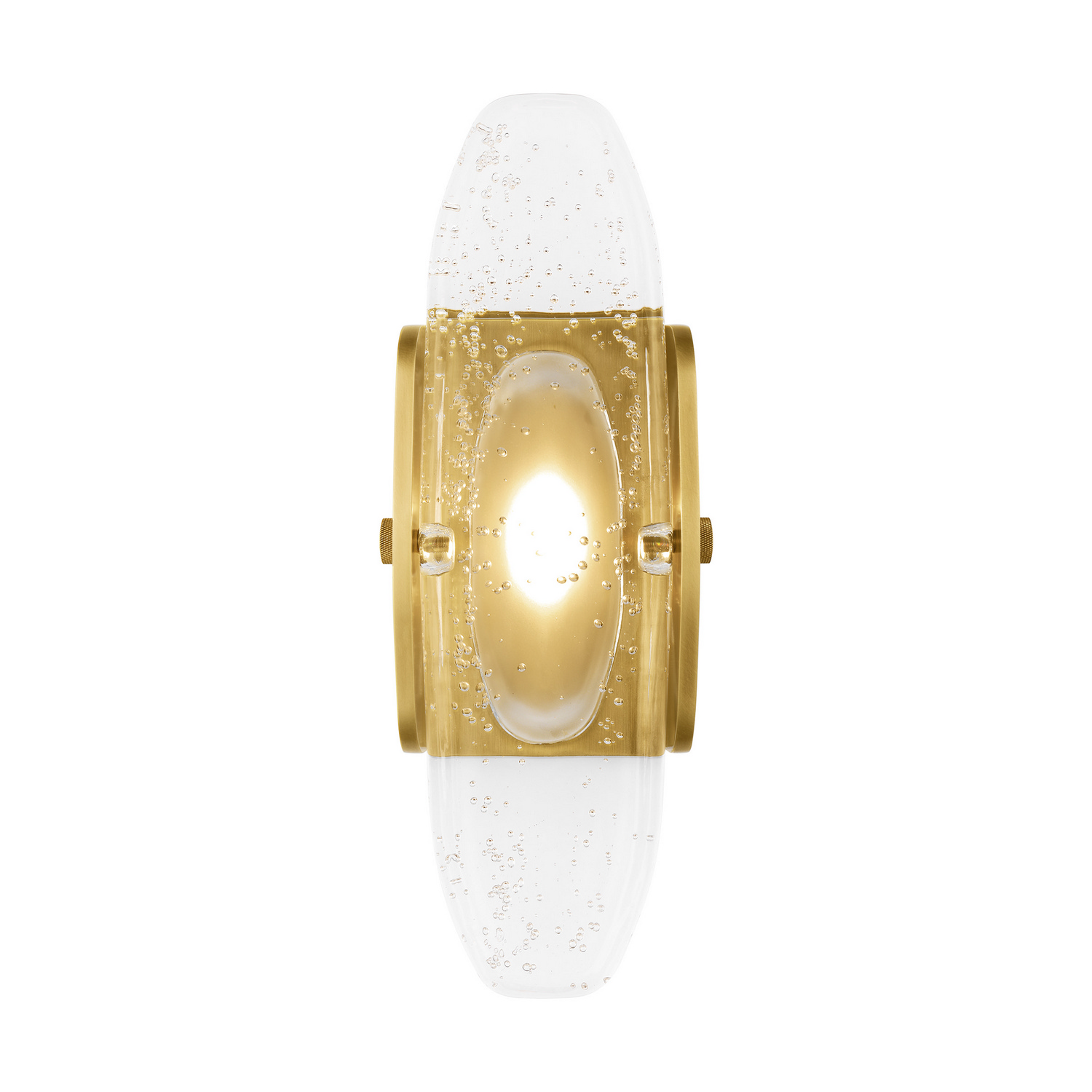 Wythe 1-Light 14.80"H LED Wall Sconce in Plated Bra