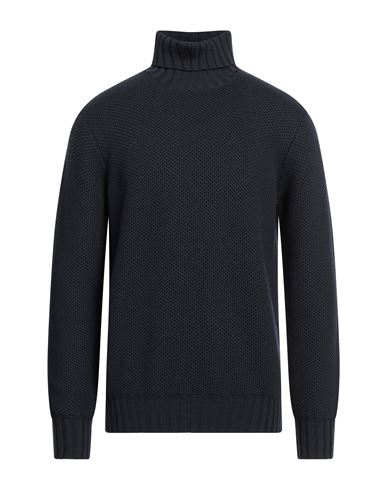 Man Turtleneck Midnight blue Size 46 Merino Wool