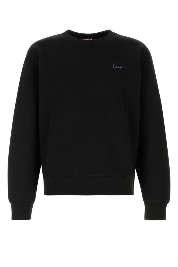 Black Crew Neck Sweatshirt