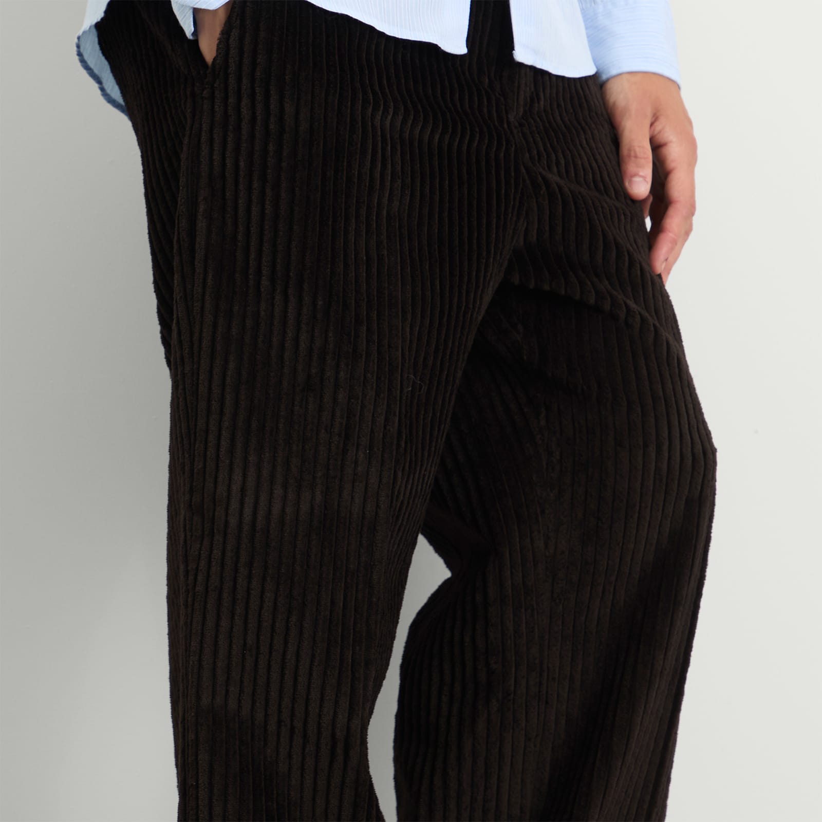 Men's Borrowed Cord Chino Profound Brown Mammoth Cord