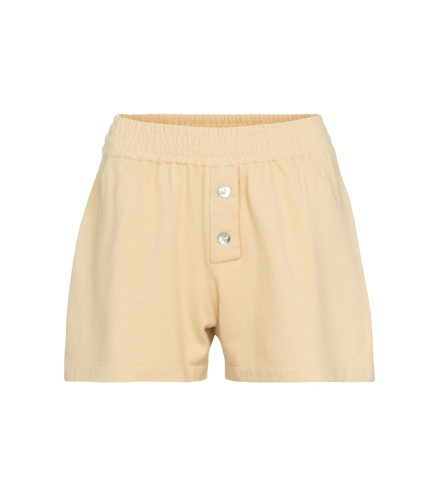 Live The Process Cashmere-blend shorts