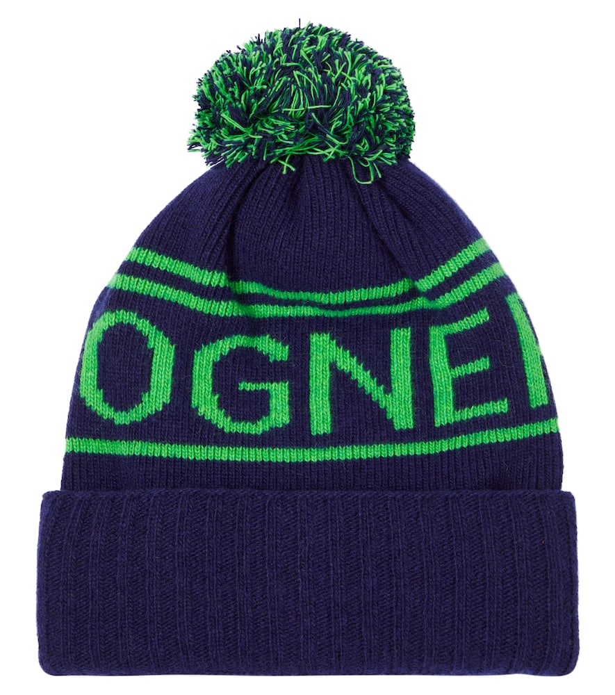 Noam logo wool-blend beanie