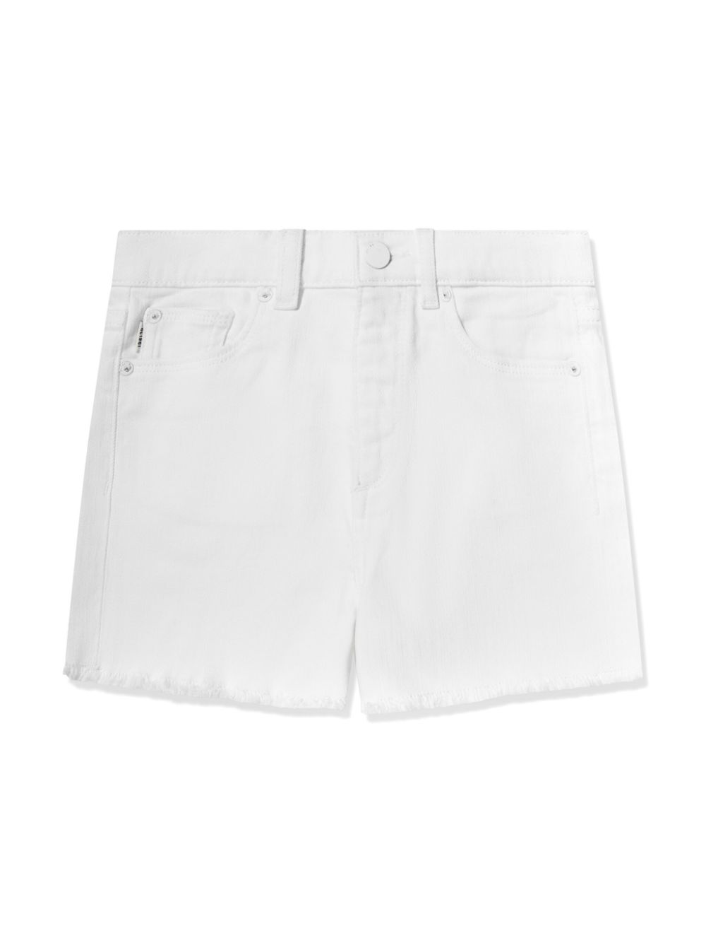 Lucy Star Signs-embroidered shorts - White