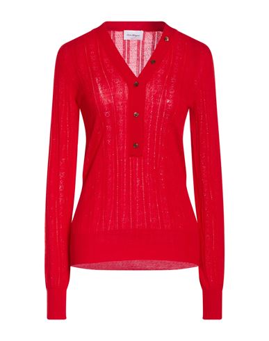 Woman Sweater Red Size XS Virgin Wool