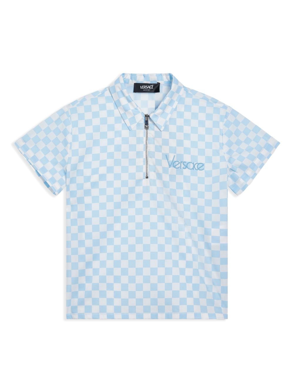 INFORMAL SHIRT CONTRAST POPLIN KIDS + 1978 RE-EDITION LOGO EMBROIDRY - Blue